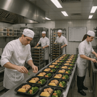 cocina central industrial