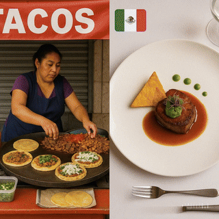 influencia de la comida de calle vs restaurantes internacionales